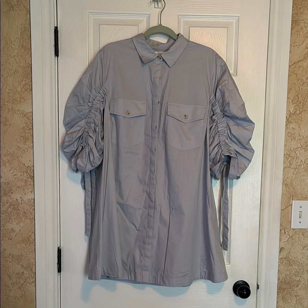 NWT - Maeve by Anthropologie - size large - light blue dress